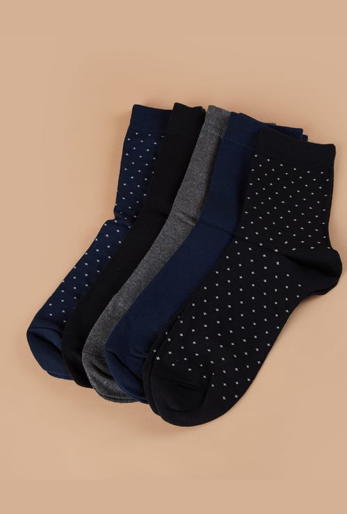 CODE Knitted Ankle Socks - Pack of 5