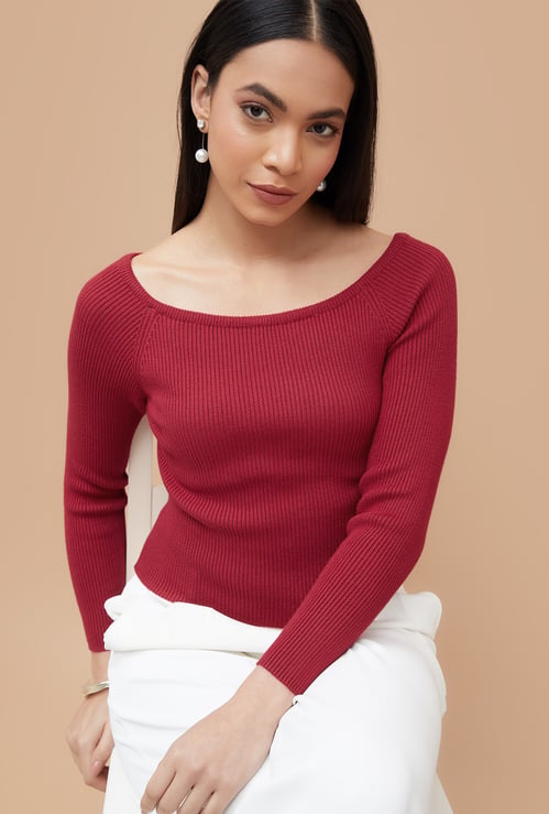 CODE Rib-Knit Top