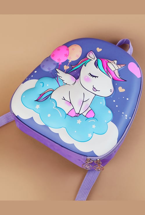 GINGER Unicorn Print Backpack