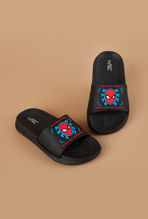 FAME FOREVER Boys Spiderman Sliders