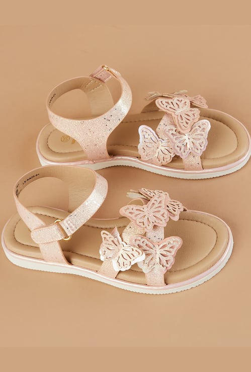 FAME FOREVER Girls Applique Sandals