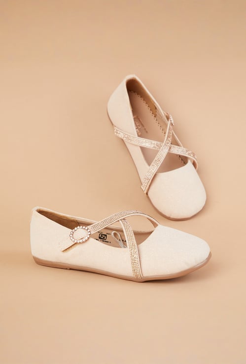 FAME FOREVER Girls Embellished Mary Janes
