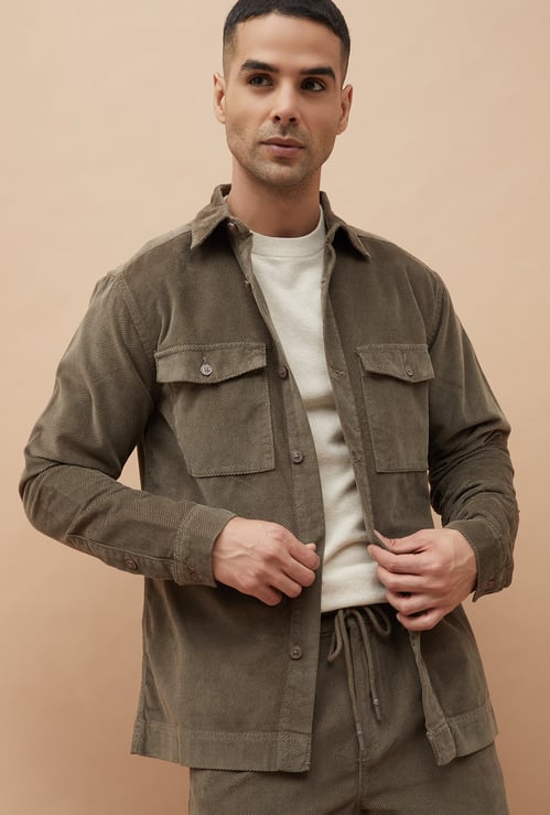 CODE UNWIND Textured Jacket
