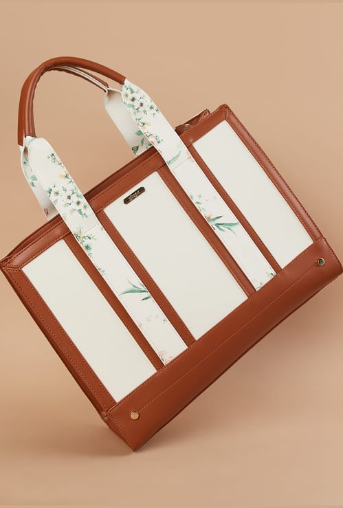 GINGER Printed Handheld Bag