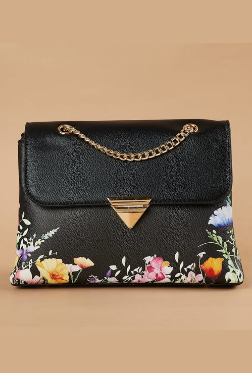 CODE Floral Print Sling Bag