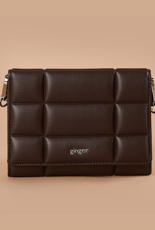 GINGER Quilted Sling Wallet