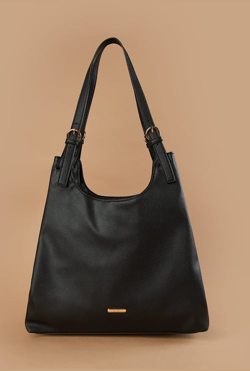 GINGER Textured Shoulder Bag