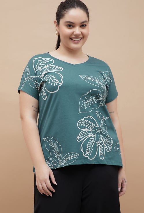 NEXUS Floral Printed T-shirt