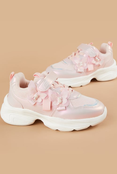 FAME FOREVER Girls Applique Sneakers