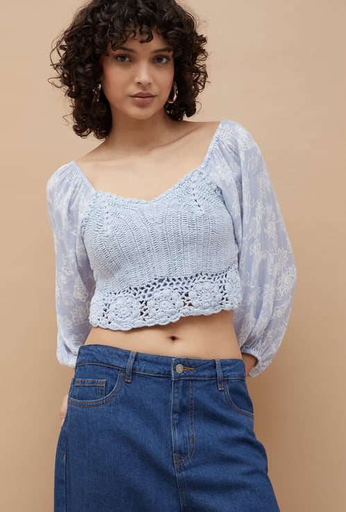 GINGER Crochet Crop Top