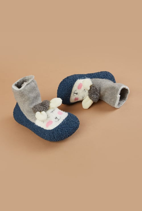 FAME FOREVER Boys Applique Booties