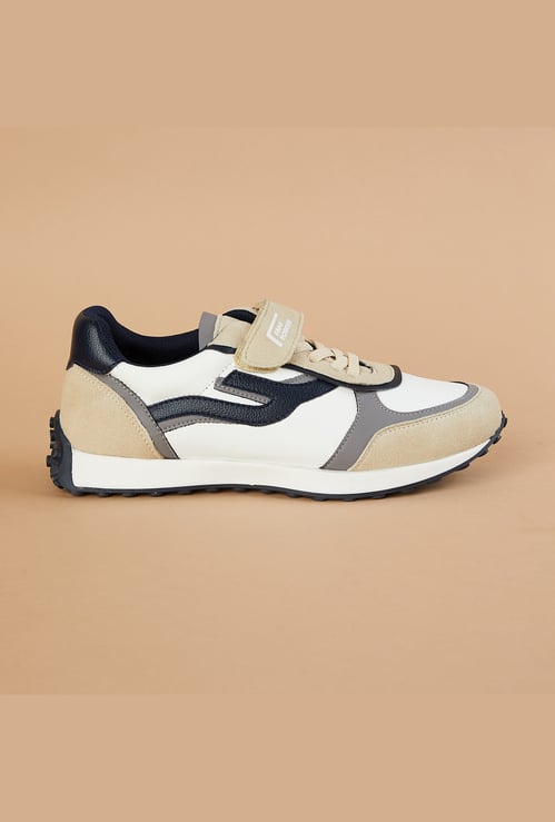 FAME FOREVER Boys Contrast Overlay Velcro Sneakers