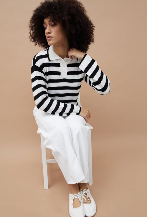 GINGER Striped Sweater