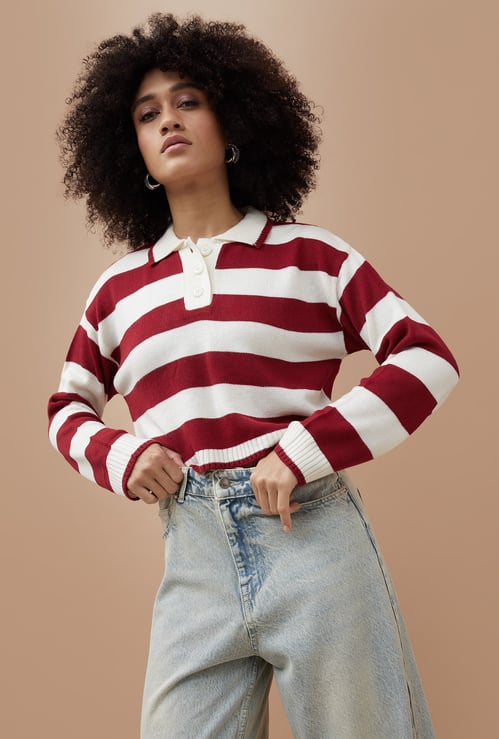 GINGER Striped Sweater