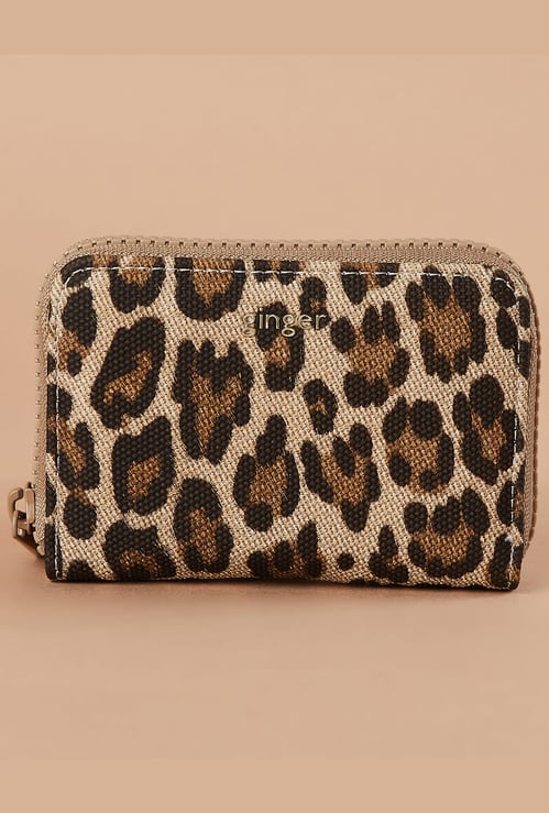 GINGER Printed Zip-Around Wallet