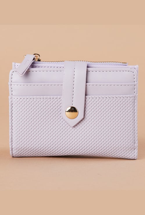 GINGER Textured Bi-Fold Wallet