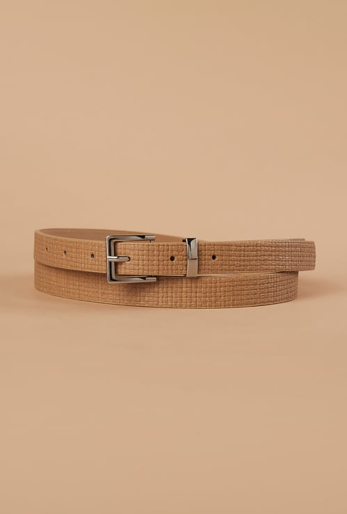GINGER Textured Tang Buckle Belt