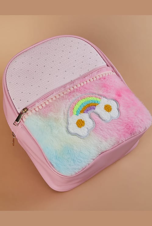 GINGER Rainbow Applique Backpack