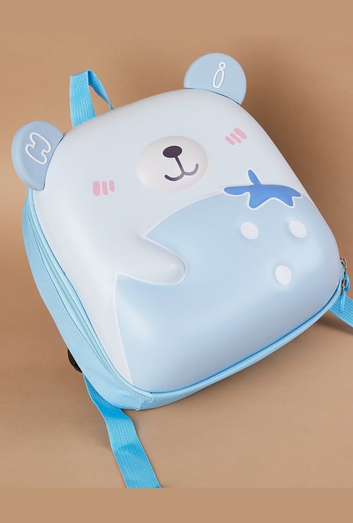GINGER Bear Embossed Backpack