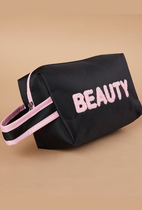 GINGER Appliqued Vanity Pouch