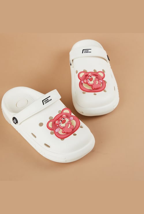 FAME FOREVER Boys Jibbitz Appliqued Clogs