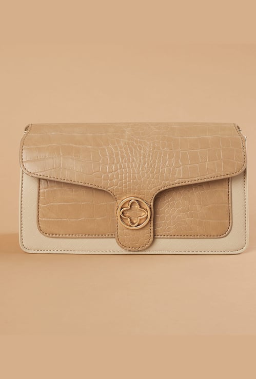 CODE Croc-Tectured Sling Bag