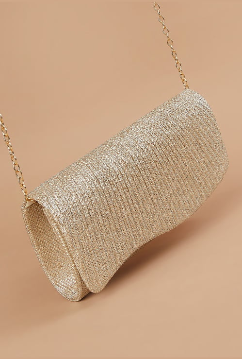 CODE Metallic Envelope Clutch