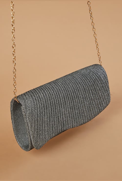 CODE Metallic Envelope Clutch