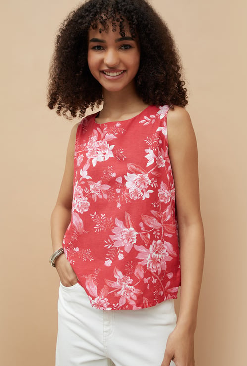 COLOUR ME Floral Print Top