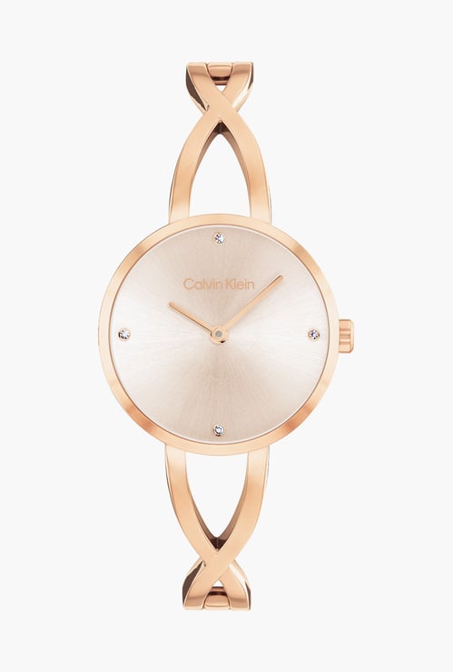 CALVIN KLEIN Sculpted Embrace Embellished Analog Watch - 25100116