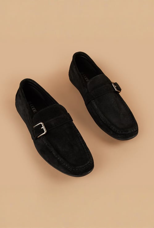 CODE Suede Loafers