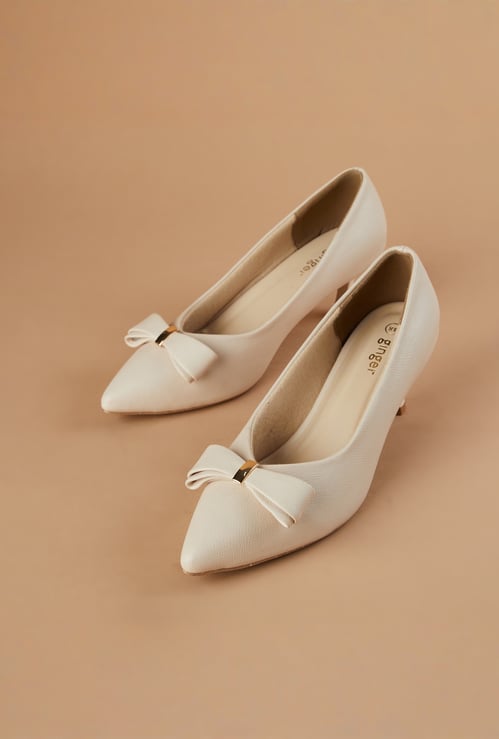 GINGER Bow Detail Pumps