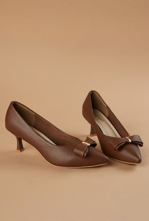 GINGER Bow Detail Pumps