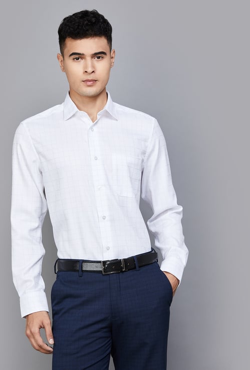 LOUIS PHILIPPE Checked Classic Fit Formal Shirt