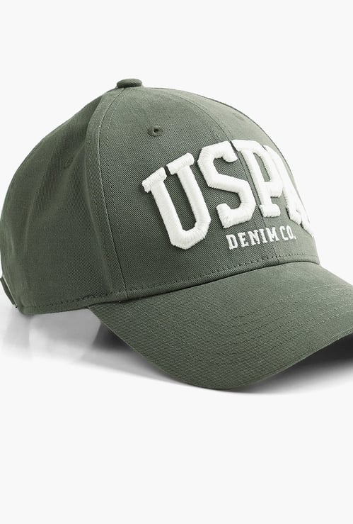 US POLO ASSN Logo Embroidered Baseball Cap