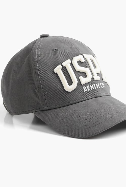 US POLO ASSN Logo Embroidered Baseball Cap
