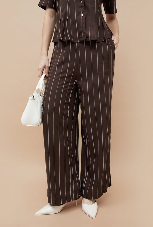 CODE Striped Trousers