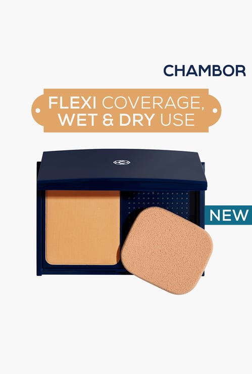 CHAMBOR Studio Pro 2-In-1 Powder Foundation - Dual Cashew N101 - 15g