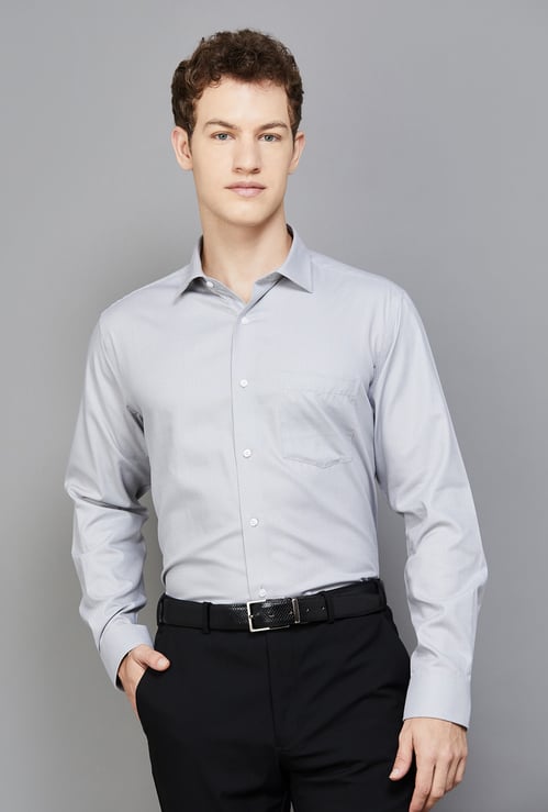 PARK AVENUE Patterned Regular Fit Formal Shirt