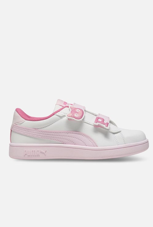 PUMA Girls Smash Dynoblast Colourblock Sneakers