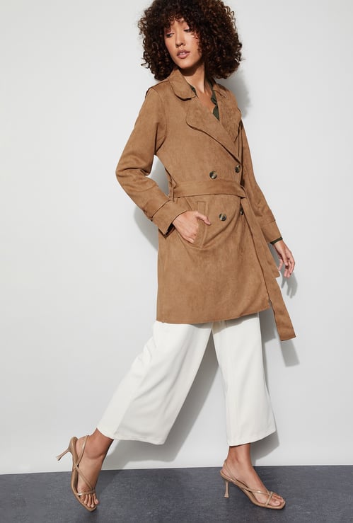 CODE Solid Trench Coat