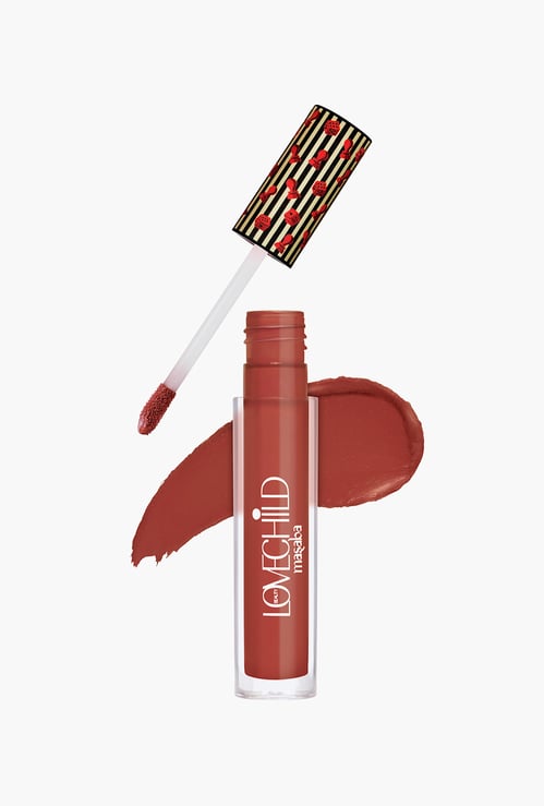LOVECHILD MASABA Game On! Mad Matte Liquid Lipstick - 10 Get Rollin (Brick Nude) - 5ml