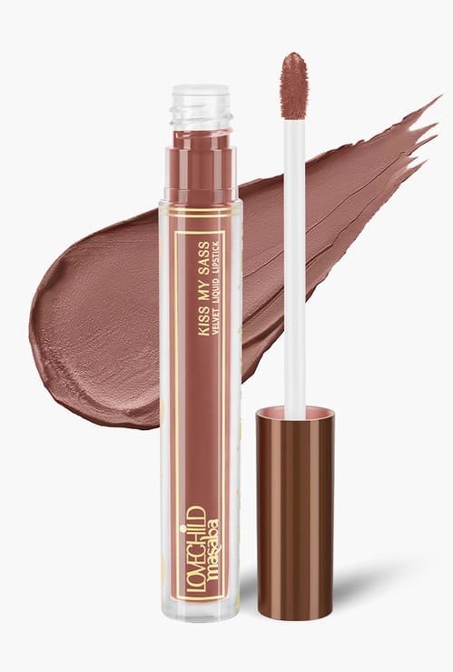 LOVECHILD MASABA Kiss My Sass Velvet Liquid Lipstick - Flex (Nude Pink) - 3.5ml