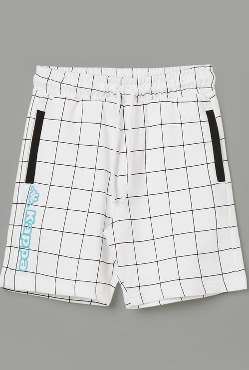 KAPPA Boys Checked Elasticated Shorts