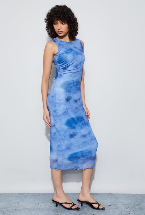 GINGER Printed Bodycon Dress