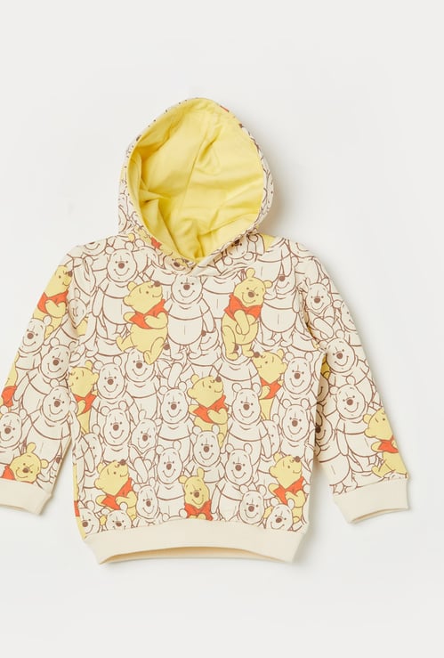 JUNIORS Winnie The Pooh Print Hoodie