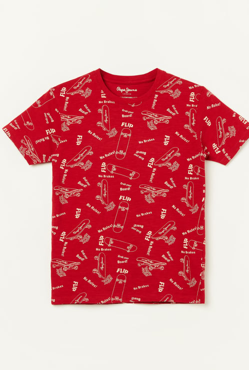 PEPE JEANS Boys Graphic Print T-shirt