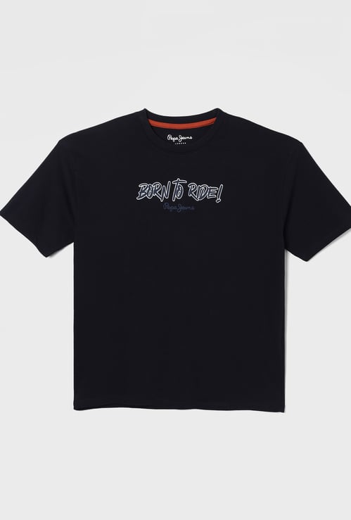 PEPE JEANS Boys Back Graphic Print T-shirt