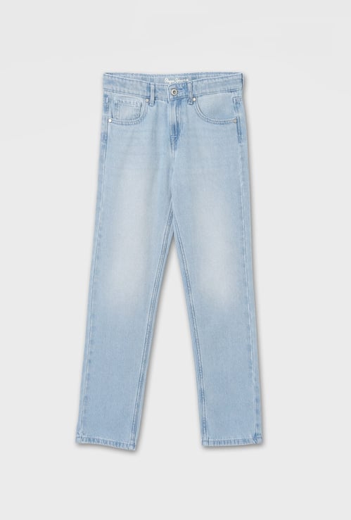 PEPE JEANS Boys Washed Regular Fit Jeans