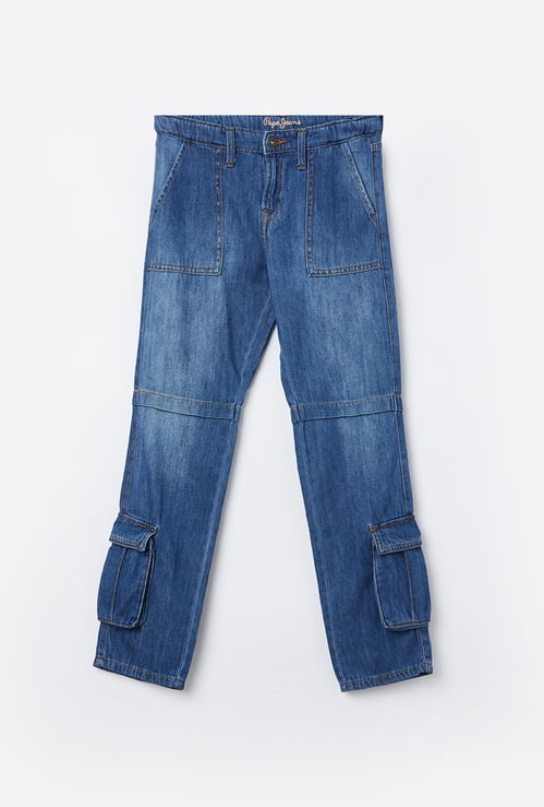 PEPE JEANS Stonewashed Arlon Skater Jeans (Regular)
